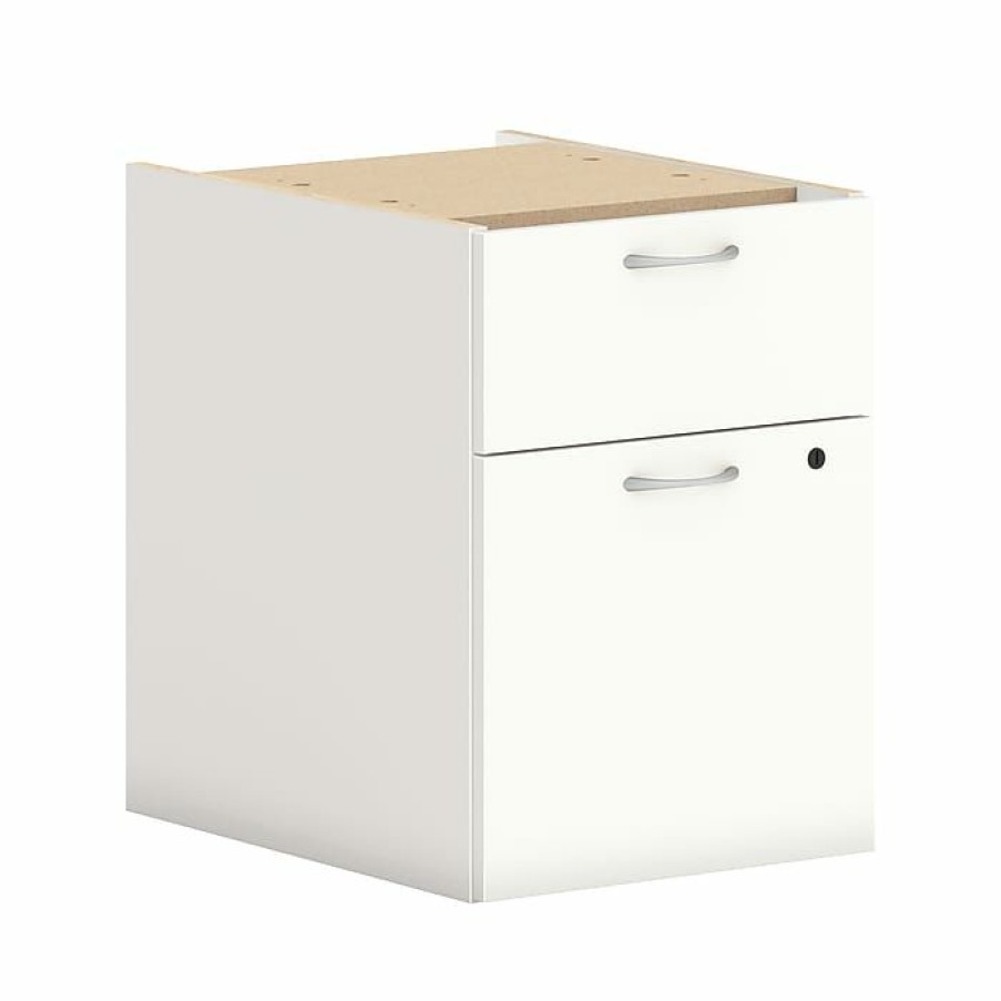 * Hon Mod 2-Drawer Vertical File Cabinet, Hanging Pedestal, Letter/Legal, Simply White, 20 (Honplphbflp1)