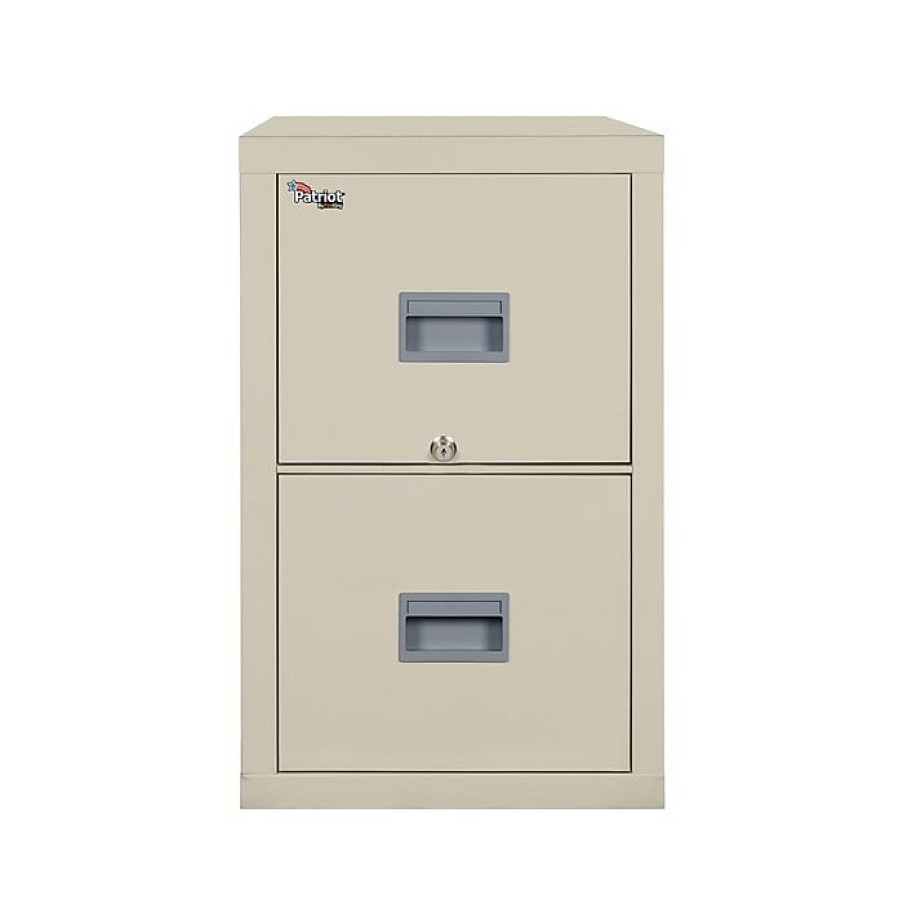 * Fireking Patriot 2-Drawer Vertical File Cabinet, Fire Resistant, Letter/Legal, Beige, 25 D (2P1825-Cpa)