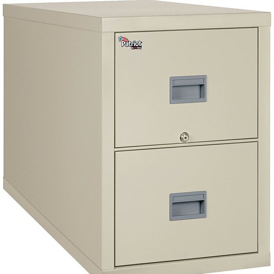 * Fireking Patriot 2-Drawer Vertical File Cabinet, Legal, Putty, 20 13/16 W (2P2131Cpai)