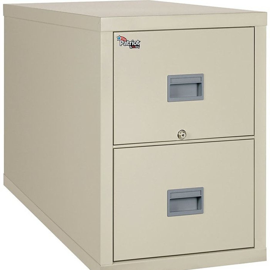 * Fireking Patriot 2-Drawer Vertical File Cabinet, Legal, Putty, 20 13/16 W (2P2131Cpai)