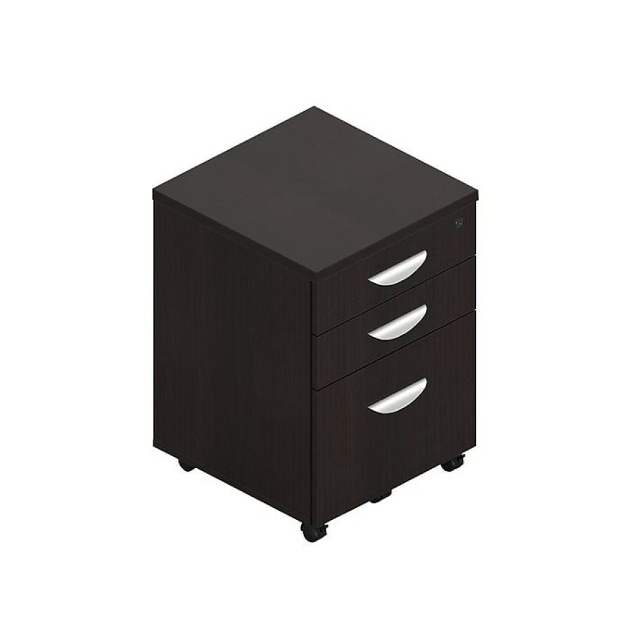 * Offices To Go Superior 3-Drawer Vertical File Cabinet, Locking, Letter/Legal, American Espresso, 22 (Tdsl22Bbfmael)