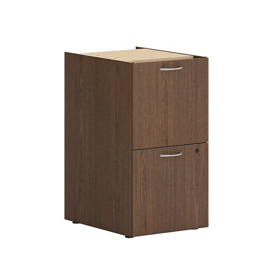 * Hon Mod 2-Drawer Vertical File Cabinet, Support Pedestal, Letter/Legal, Sepia Walnut, 20 (Hlplpsff.Lse1)