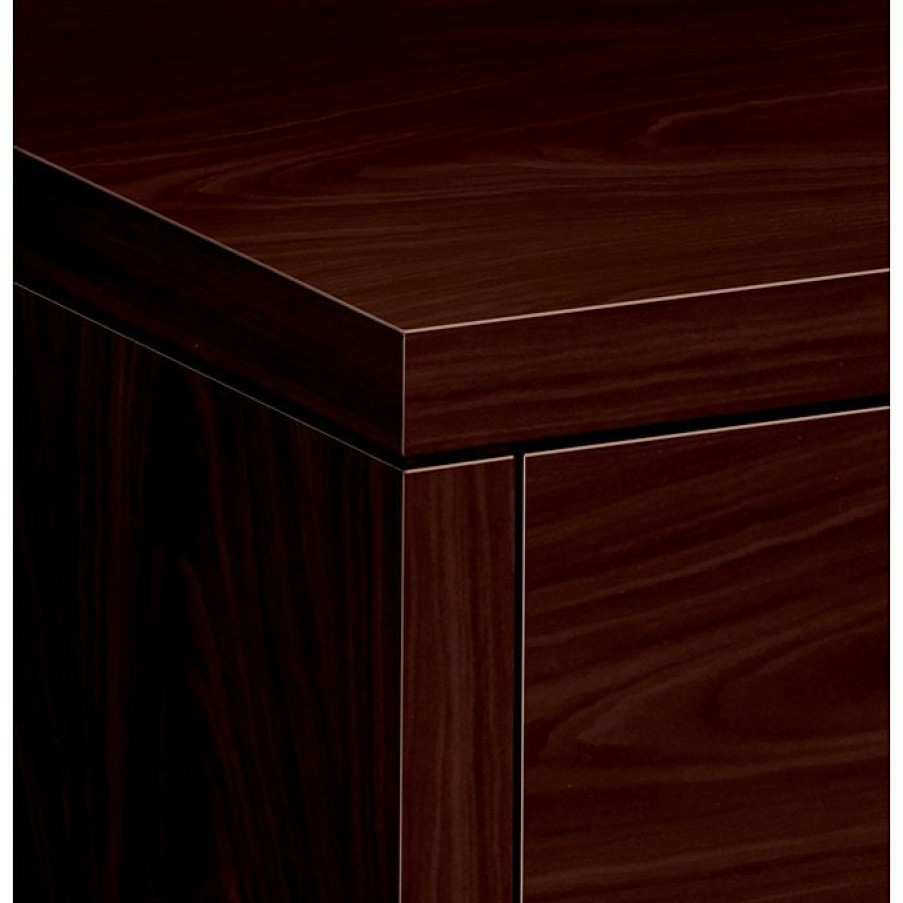 * Hon 10500 Series Mobile Pedestal, 2 File Drawers, 15-3/4 W X 22-3/4 D, Mahogany Finish (Hon105104Nn)