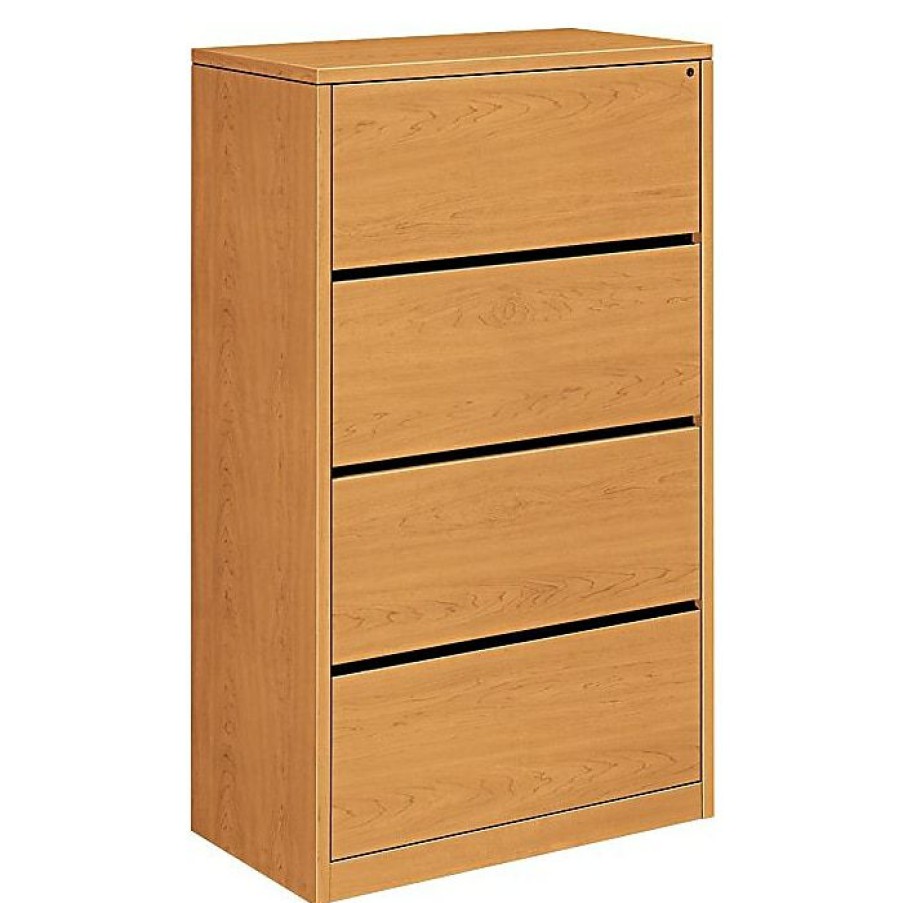 * Hon 10500 Series Office Collection In Harvest, 4-Drawer Lateral File