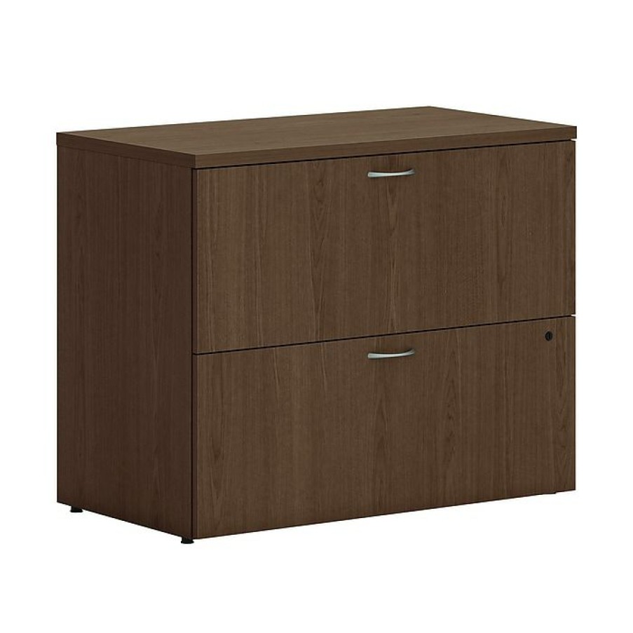 * Hon Mod 2-Drawer Lateral File Cabinet, Locking, Letter/Legal, Sepia Walnut, 36 (Hlpllf3620L2.Lse1)