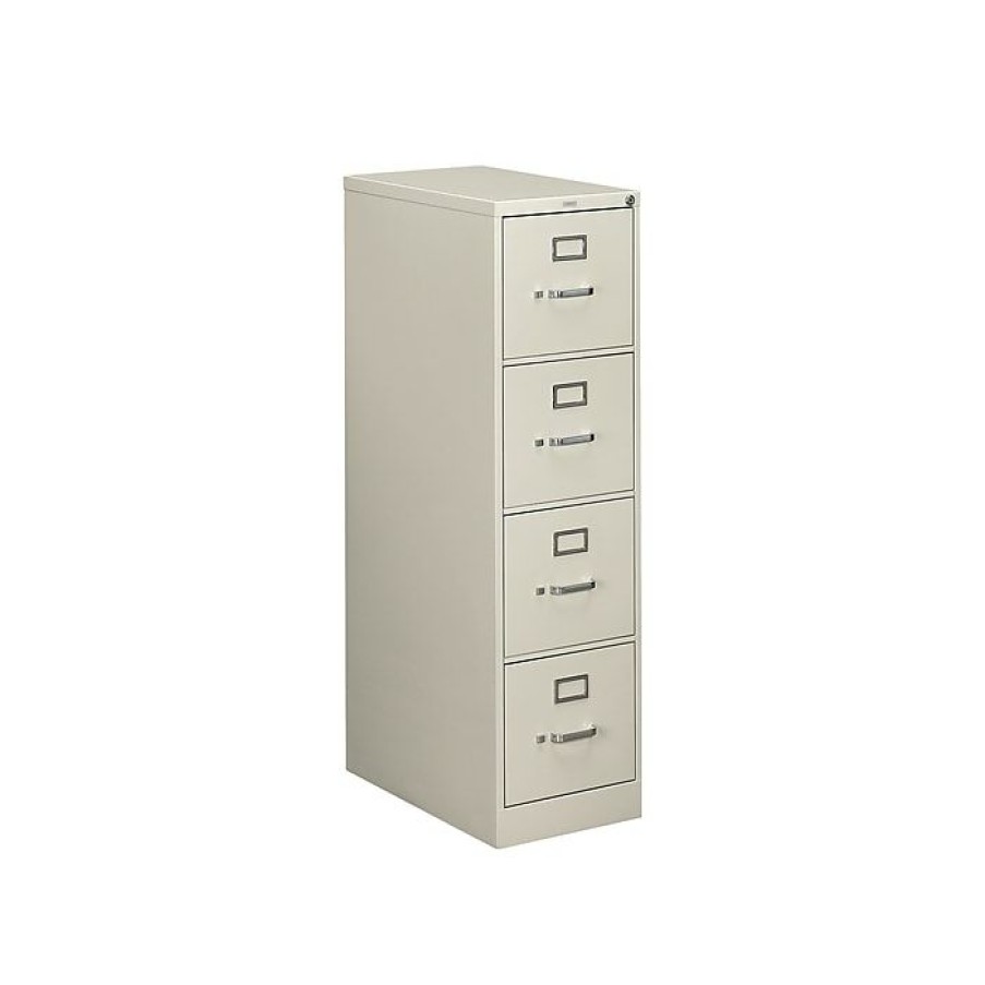 * Hon 510 Series 4-Drawer Vertical File Cabinet, Locking, Letter, Gray, 25 D (H514.P.Q)