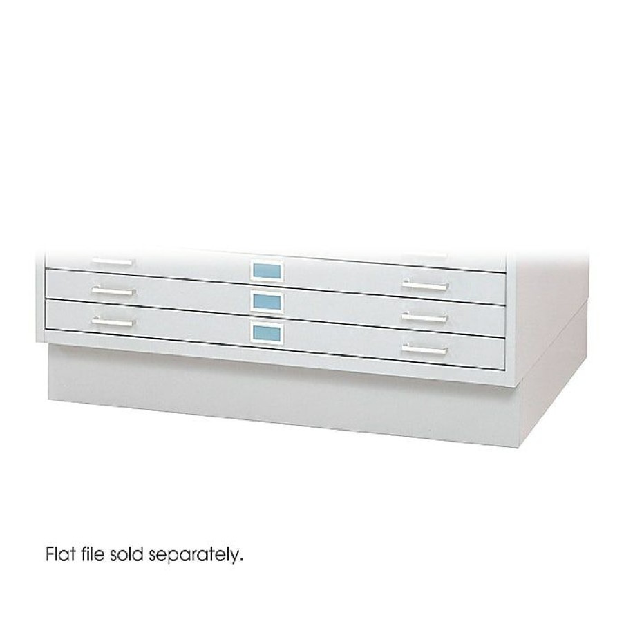 * Safco 2-Drawer Flat File Cabinet, Not Assembled, Specialty, White (4995Whr)