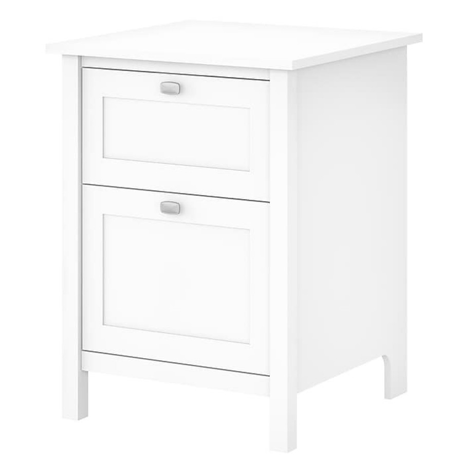 * Bush Furniture Broadview 2 Drawer File Cabinet, Pure White (Bdf124Wh-03)