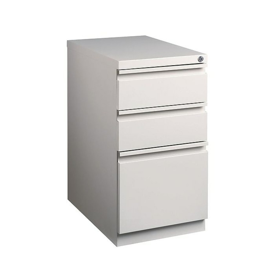 * Staples 3-Drawer Vertical File Cabinet, Locking, Letter, Putty/Beige, 22.88 D (25168D)