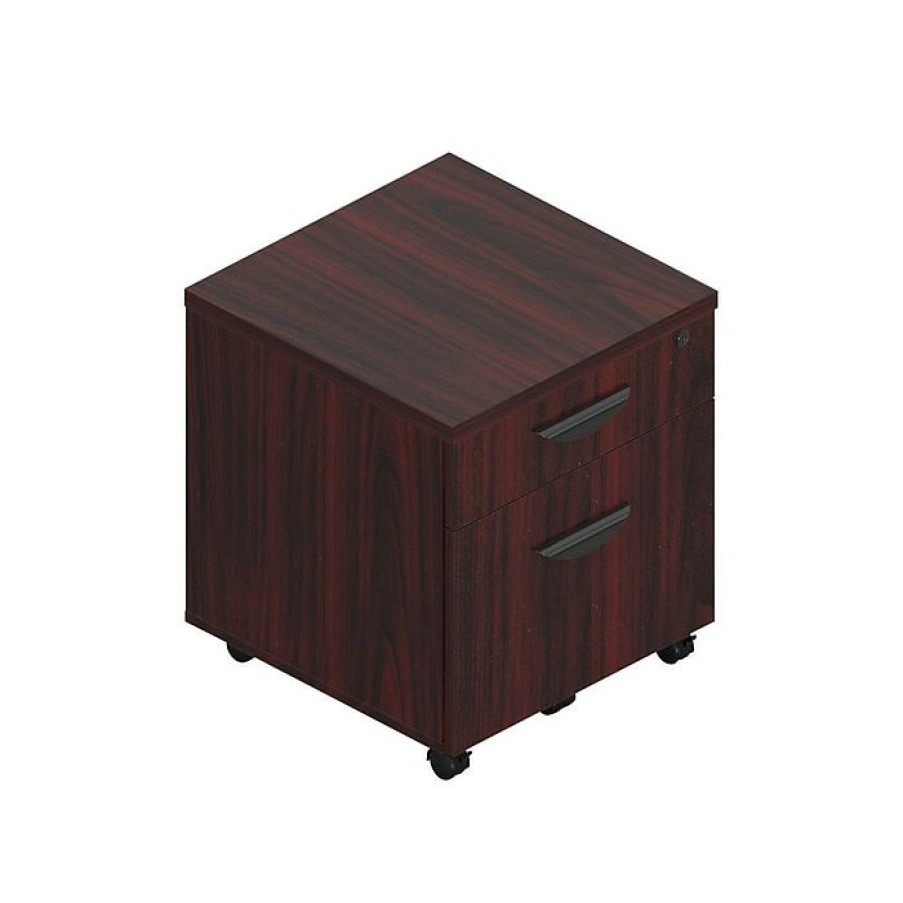 * Offices To Go Superior 2-Drawer Vertical File Cabinet, Locking, Letter/Legal, American Mahogany, 22 (Tdsl22Bfmaml)