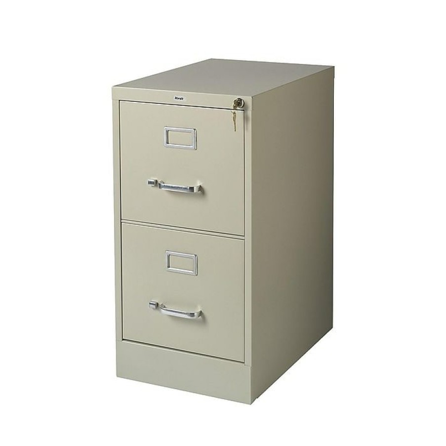 * Staples 2-Drawer Vertical File Cabinet, Locking, Letter, Black, 22 D (22335D)