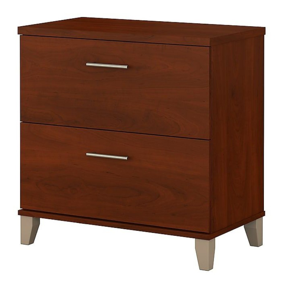 * Bush Furniture Somerset Lateral File Cabinet, Hansen Cherry (Wc81780)