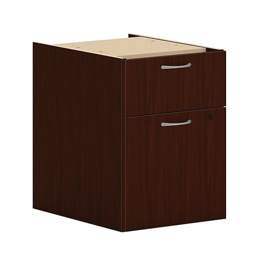 * Hon Mod 2-Drawer Vertical File Cabinet, Hanging Pedestal, Letter/Legal, Traditional Mahogany, 20 (Honplphbflt1)