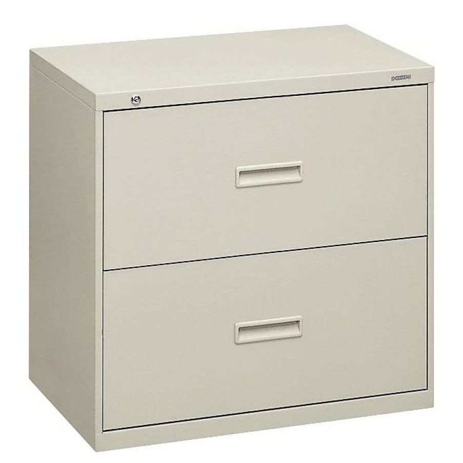 * Hon 400 Series 2-Drawer Lateral File Cabinet, Letter/Legal, Light Gray, 30 W (Bsx432Lq)