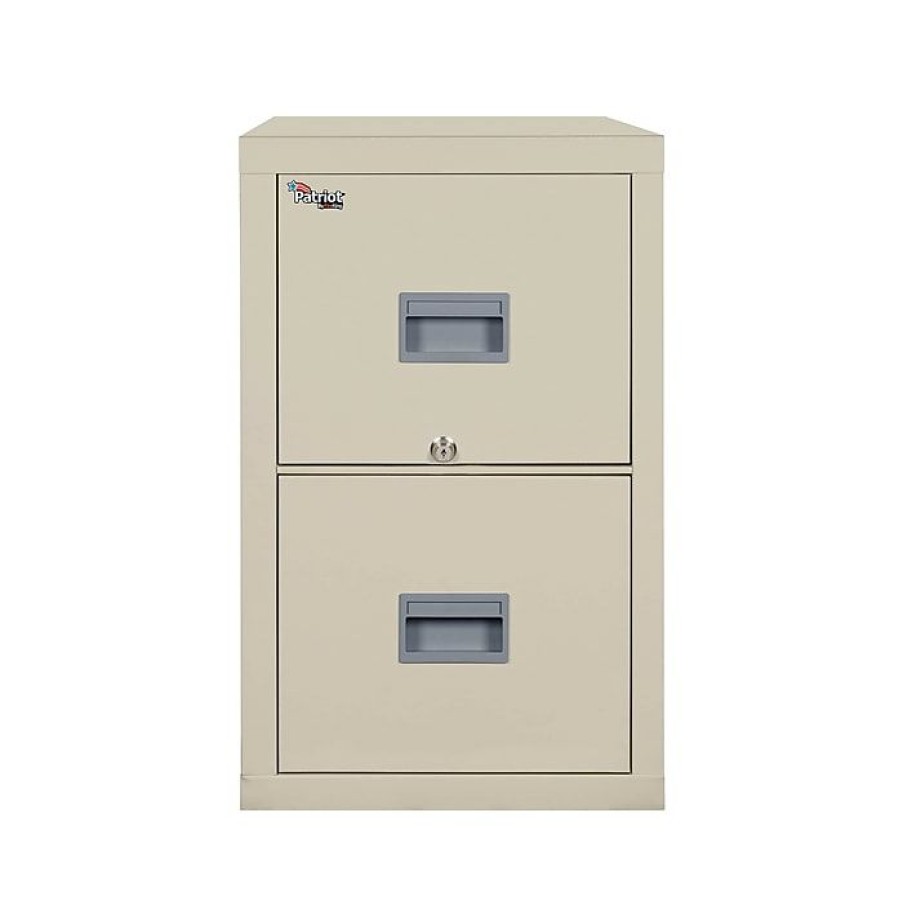 * Fireking Patriot 2-Drawer Vertical File Cabinet, Fire Resistant, Letter, Beige, 31.56 D (2P1831-Cpa)