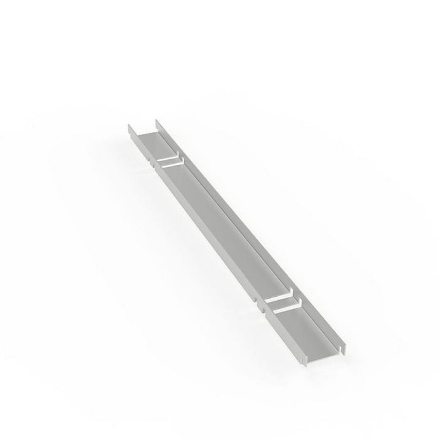 * Staples Brand Lateral Front To Back File Rails, Silver, 4/Pk (H519495)