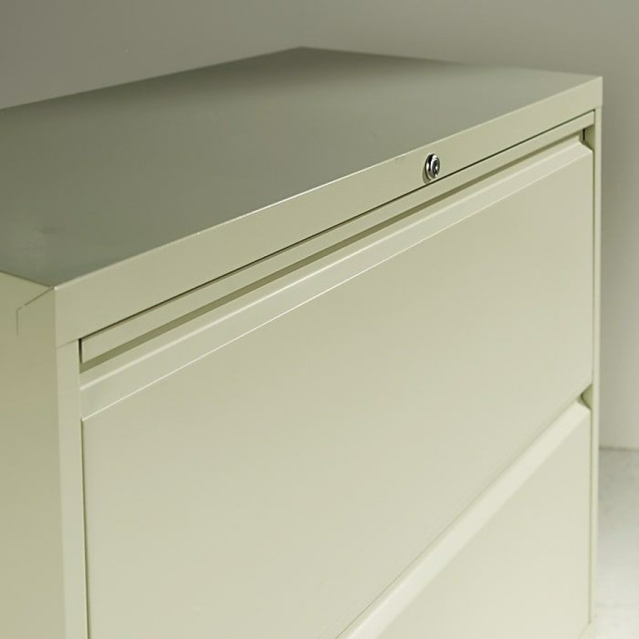 * Alera Four-Drawer Lateral File Cabinet, 36W X 18D X 52 1/2H, Light Gray (Alelf3654Lg)