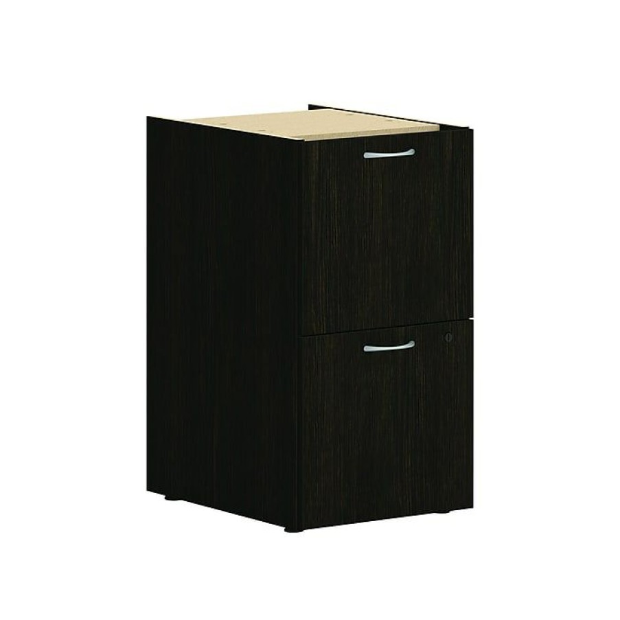 * Hon Mod 2-Drawer Vertical File Cabinet, Support Pedestal, Letter/Legal, Java Oak, 20 (Hlplpsff.Lja1)