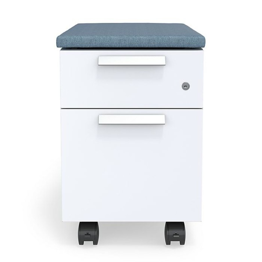 * Union & Scale Lewis 2-Drawer Mobile Pedestal, Letter/Legal Size, Carolina (Un55950)