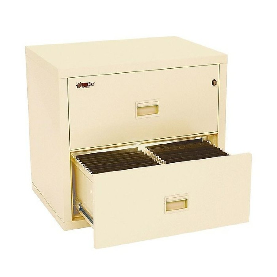 * Fireking Turtle 2-Drawer Lateral File Cabinet, Fire Resistant, Letter/Legal, Beige, 31.13 W (2R3122-Cpa)