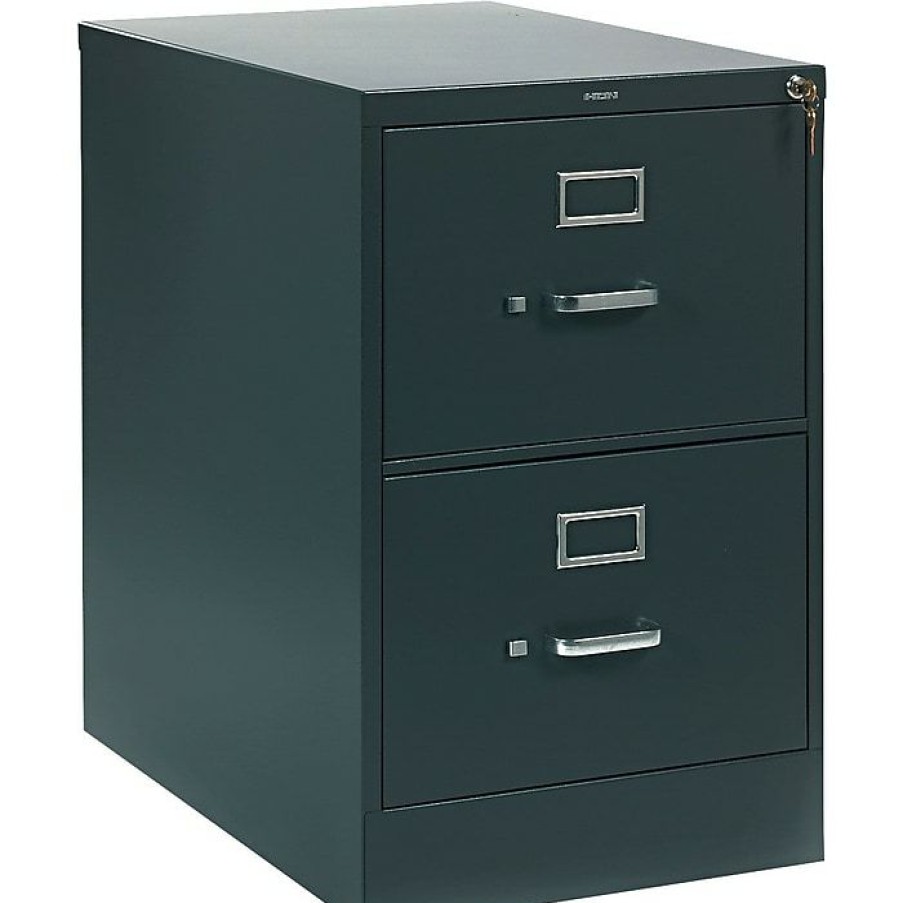 * Hon 310 Series Vertical File Cabinet, Legal, 2-Drawer, Charcoal, 26 1/2 D