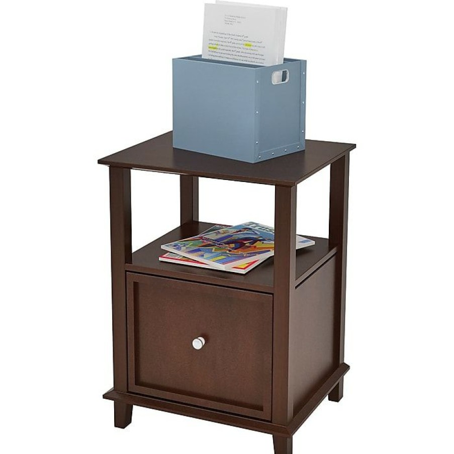 * Z-Line Designs Wood Barnett File Stand, Letter/Legal, Espresso, 24 (Zl4357-3Fsu)