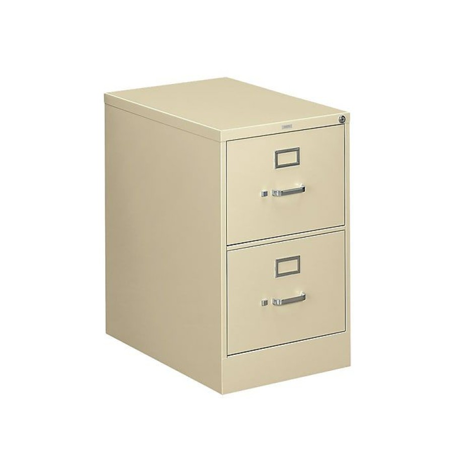 * Hon 310 Series 2-Drawer Vertical File Cabinet, Locking, Legal, Putty/Beige, 26.5 D (H312C.P.L)