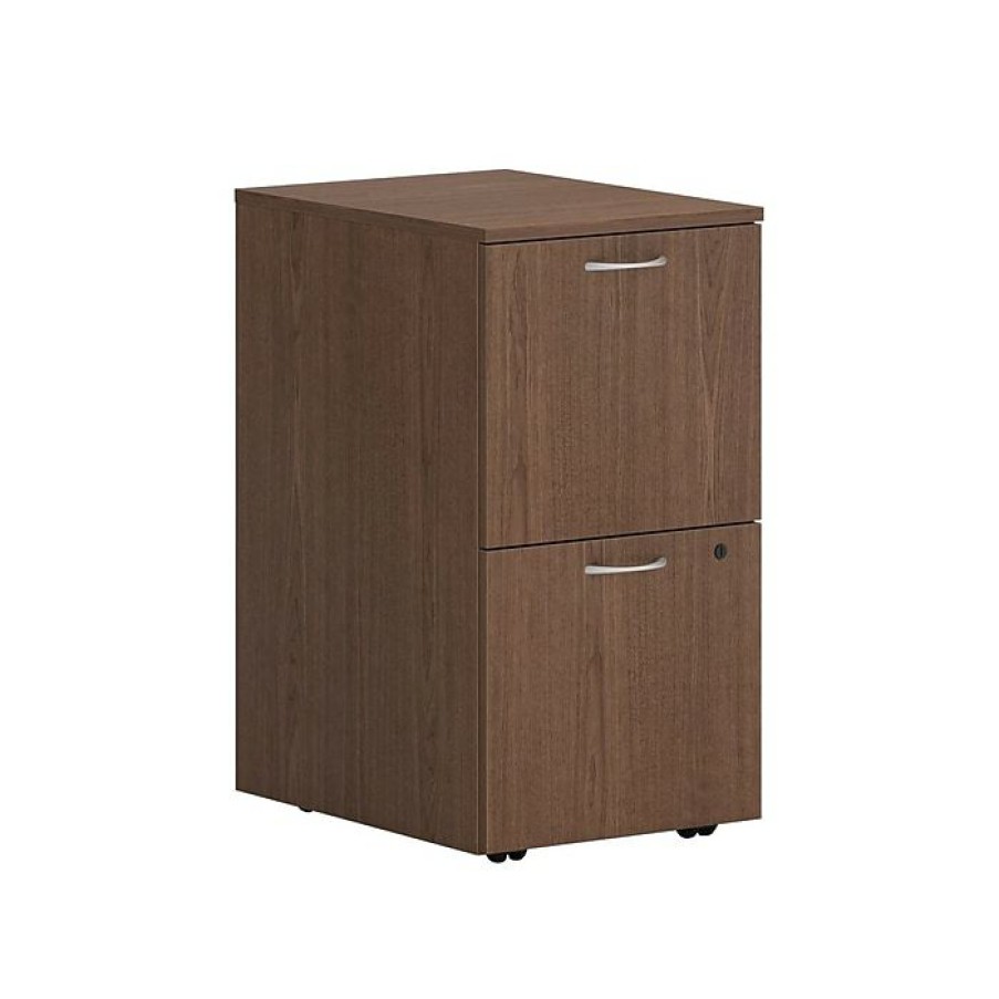 * Hon Mod 2-Drawer Vertical File Cabinet, Mobile Pedestal, Letter/Legal, Slate Teak, 20 (Hlplpmff.Lsl1)