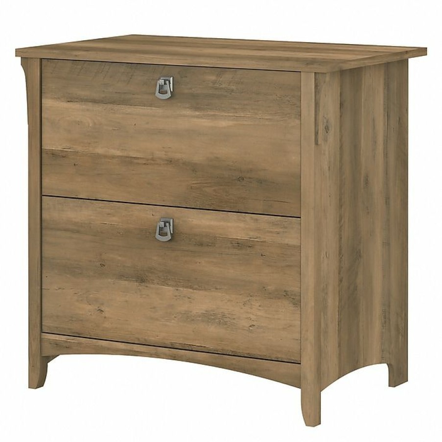 * Bush Furniture Salinas 2-Drawer Lateral File Cabinet, Letter/Legal, Reclaimed Pine, 31.73 (Saf132Rcp-03)