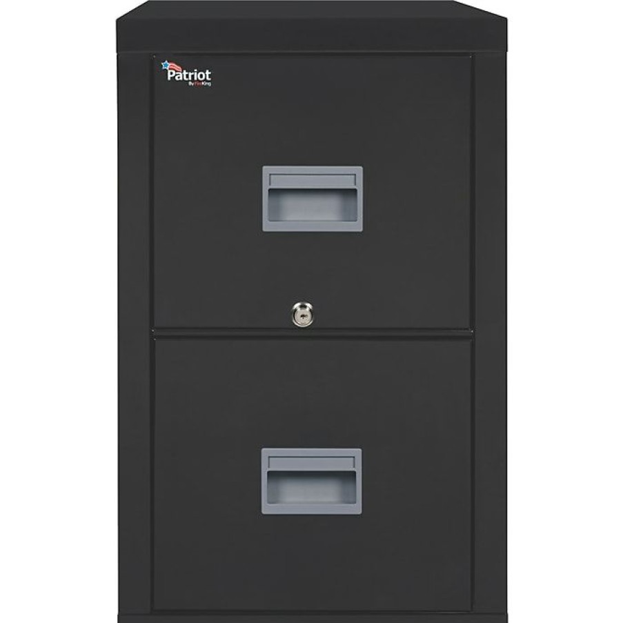 * Fireking 2-Drawer Vertical File Cabinet, Letter, Black, 32 D (2P1831Cbli)