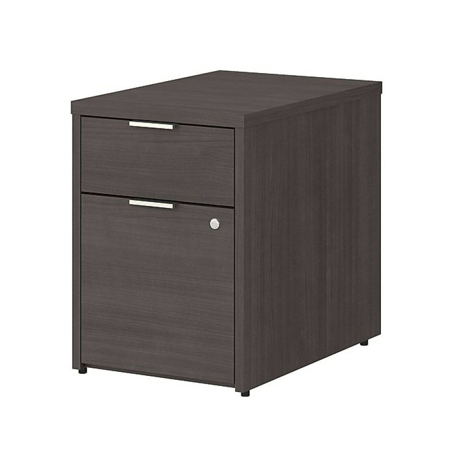 * Bush Business Furniture Jamestown 2-Drawer Vertical File Cabinet, Locking, Letter/Legal, Storm Gray, 23.66 (Jtf116Sgsu)