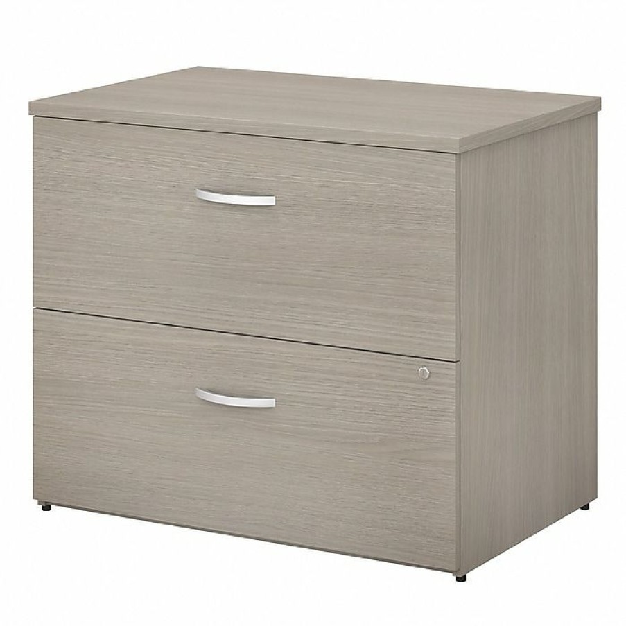 * Bush Business Furniture Studio C 2 Drawer Lateral File Cabinet, Sand Oak (Scf136Sosu)