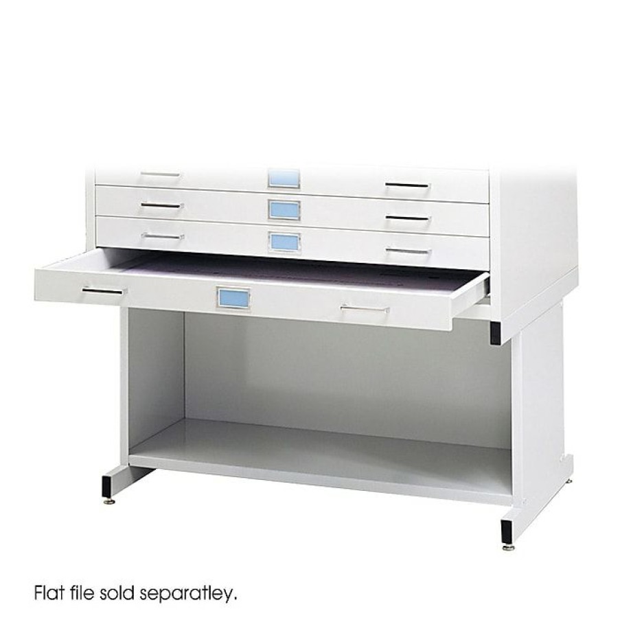 * Safco High Base For 4994 Flat File, White