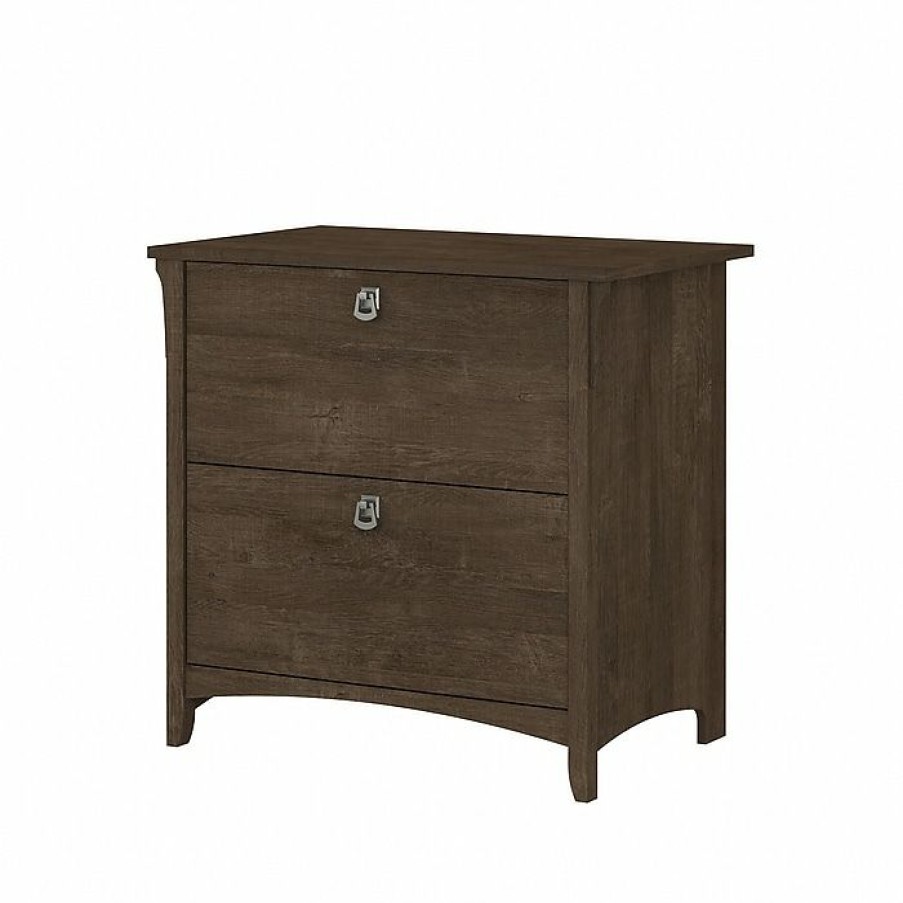 * Bush Furniture Salinas 2-Drawer Lateral File Cabinet, Letter/Legal, Ash Brown, 31.73 (Saf132Abr-03)