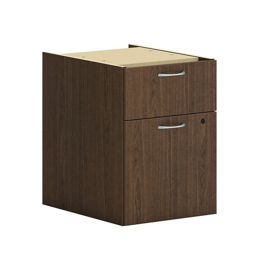 * Hon Mod 2-Drawer Vertical File Cabinet, Hanging Pedestal, Letter/Legal, Sepia Walnut, 20 (Hlplphbf.Lse1)